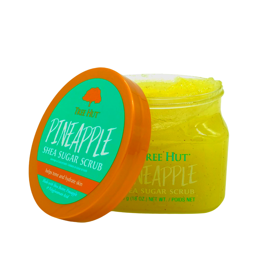 TREE HUT Pineapple Shea Sugar Scrub, 18oz